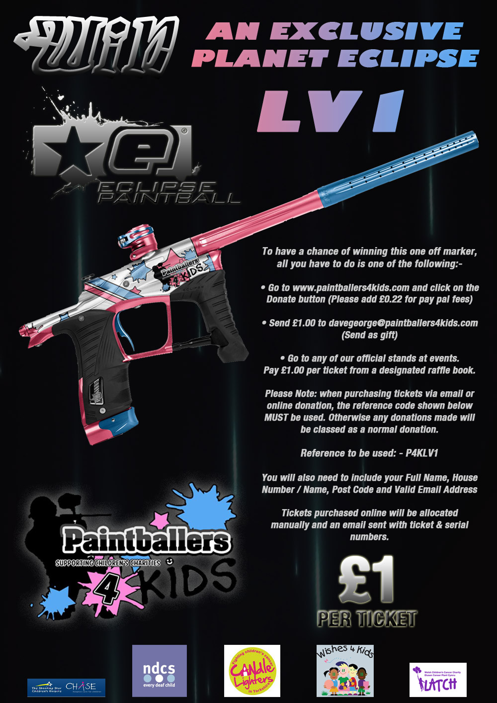 Win an Exclusive P4K Planet Eclipse LV1 - Paintball Scene